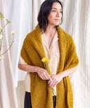 Mossyblocks Wrap | Handknit Design Sample | Brooklyn Tweed