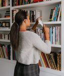 Bresson Pullover | Knitting Pattern by Alma Bali - modeled, back