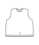 Chenier Sweater Vest | Knitting Pattern by Fiona Alice - Schematic