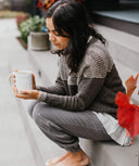 Cormel Pullover | Knitting Pattern by Lyudmila Aksenik - modeled