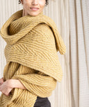 Douro Brioche Wrap | Knitting Pattern by Norah Gaughan | Brooklyn Tweed