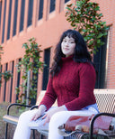 Edelin Cabled Pullover | Knitting Pattern by Shayla Crowel