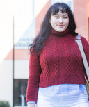 Edelin Cabled Pullover | Knitting Pattern by Shayla Crowel