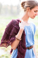 Frida Shawl | Knitting Pattern by Hiroko Fukatsu