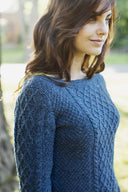 Gelsomina Aran Pullover | Knitting Pattern by Véronik Avery