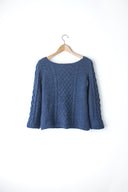 Gelsomina Aran Pullover | Knitting Pattern by Véronik Avery