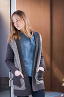 Rivet Cardigan | Knitting Pattern by Ann Klimpert